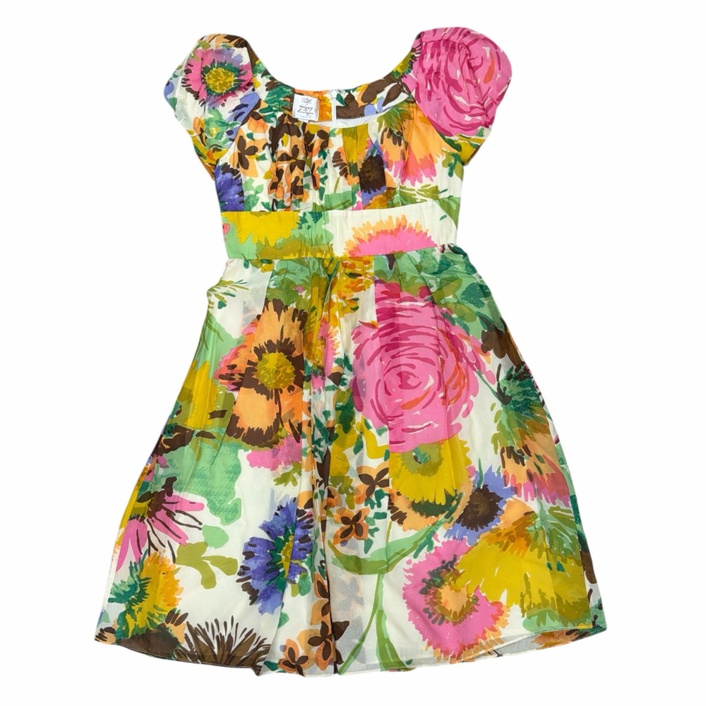 Suzi Chin Floral Silk Dress